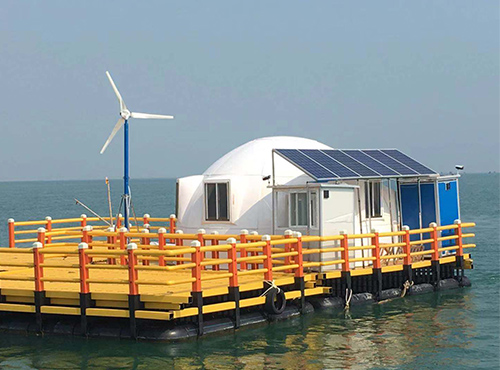 南京歐陸電氣FD系列風機使用風光互補發電系統為海上電源站助力